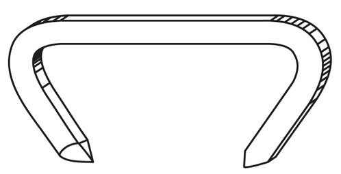 Staple hog rings hr30