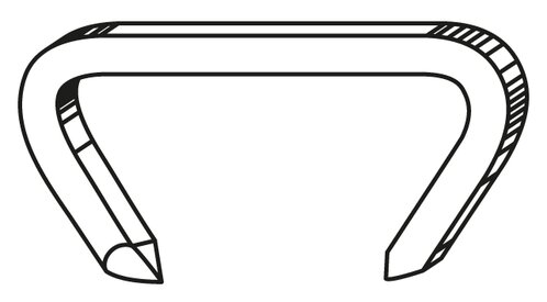 Staple hog rings hr20
