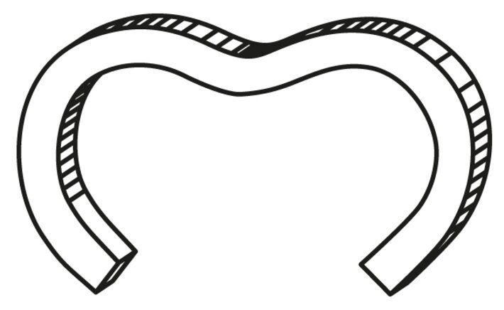 Staple hog rings omega 18