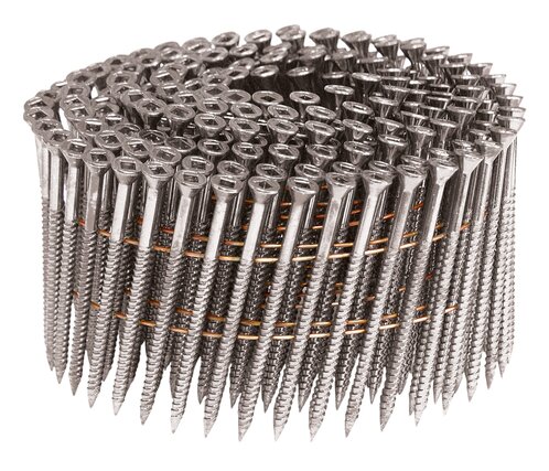 Scrail nail screw wire coil