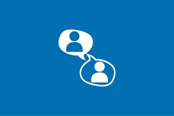 blaue Strichgrafik BECK Benefits Interne Kommunikation
