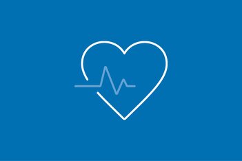 blaue Strichgrafik BECK Benefits Gesundheit und Fitness