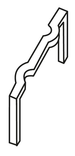 Klammer office aceclipper undulated
