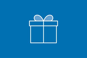 blaue Strichgrafik Beck Benefits Geschenke
