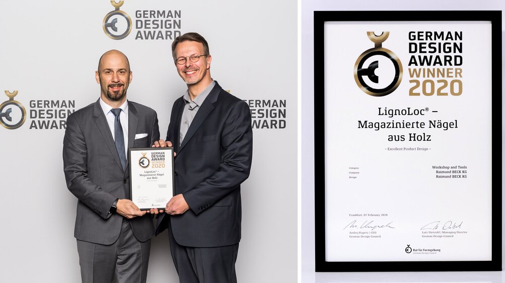Beck Siemers gewonnen am German Design Award
