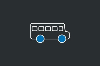 schwarze Strichgrafik Beck Benefits Shuttlebus
