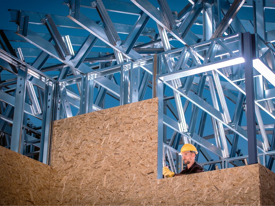 connection wood to steel